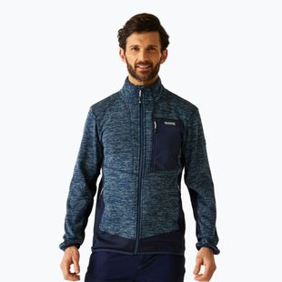Felpa uomo REGATTA Baslinn moonlight denim marl/navy