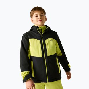 Giacca da sci bambino Dare2B Rip It Jacket black/wild lime