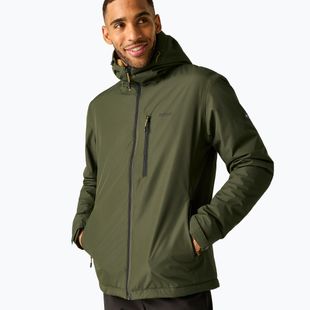 Giacca impermeabile da uomo REGATTA Allston dark khaki/wood brown