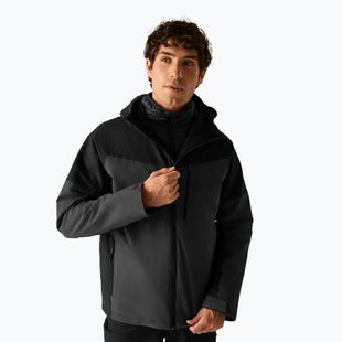 Giacca 3-in-1 da uomo Regatta Wentwood 3in1 ash/black