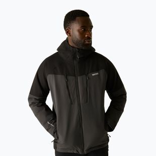 Giacca impermeabile da uomo Regatta Highton Stretch Padded Jacket ash/black