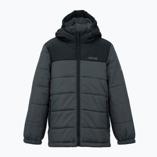 Giacca imbottita per bambini REGATTA Lofthouse black/seal grey