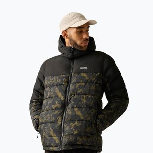 Giacca imbottita da uomo REGATTA Aldthron textured print/black