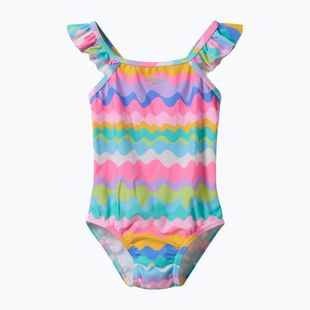 Costume da bagno intero bambino Speedo Ruffle citrus green