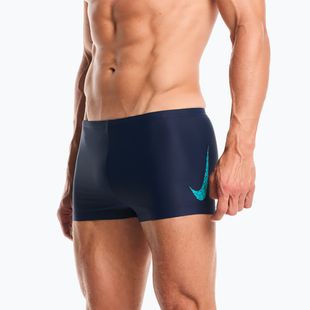 Costume da bagno da nuoto Nike Logo Graphic Square Leg energy