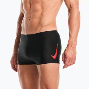 Costume da bagno da nuoto Nike Logo Graphic Square Leg University Red