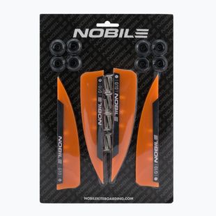 Nobile 15 Fin G10 pinne kiteboarding 4 pezzi arancione