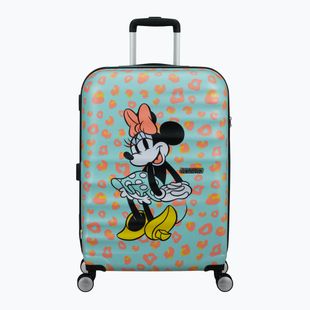 American Tourister Disney Wavebreaker 64 l valigia da viaggio minnie pois pastello