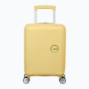 Valigia da viaggio American Tourister Soundbox Mini 22 l giallo pastello