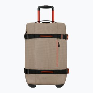 American Tourister Urban Track Duffle con ruote 55 l beige / arancione