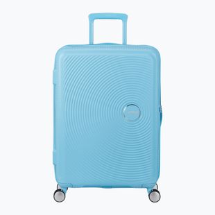 Valigia da viaggio American Tourister Soundbox 67 81 l blueberry fizz