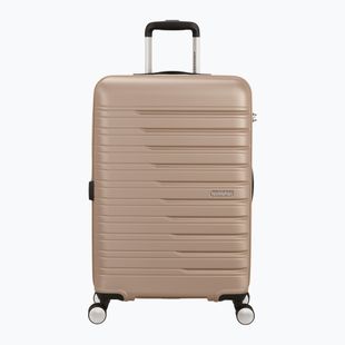Valigia da viaggio American Tourister Flashline Spinner 67 75 l ivory gold