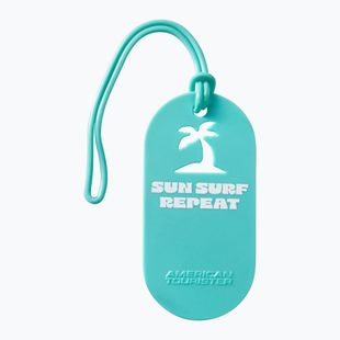 Etichetta per bagagli American Tourister Luggage Tag Fun 2 pcs. sun surf repeat