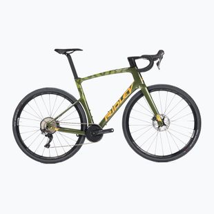 Ridley Kanzo Fast GRX800 gravel bike 1x KAF01As verde/oro/verde