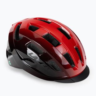 Casco da bicicletta Lazer Codax KC + net rosso/nero