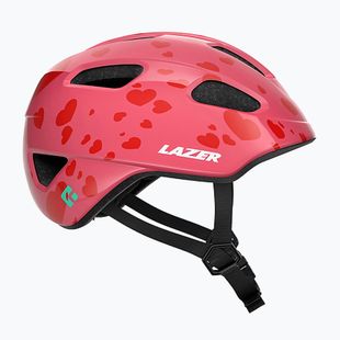 Casco da bici per bambini Lazer Nutz 2.0 KinetiCore little hearts