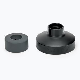 Tappo per bottiglia con cannuccia Kambukka Monza grigio/nero