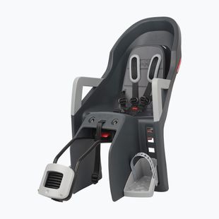 Seggiolino per bici Polisport Guppy Maxi+ RS dark grey/silver
