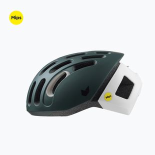Casco bici MTB Catlike Whisper II green forest/white matte
