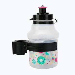 Polisport Lolipops 350 ml Bottiglia da bicicletta Junior + cestino trasparente