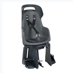 Seggiolino per bici bobike Go Maxi Reclining System grigio macaron