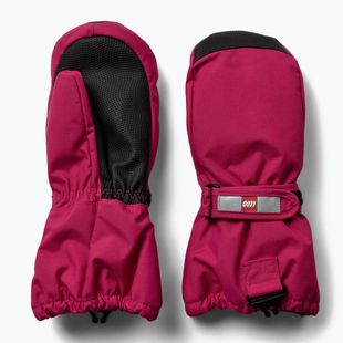 Guanti da sci LEGO Lwatlin per bambini 706 fucsia