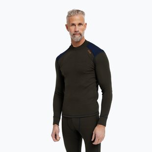 Felpa termica uomo Dovre Folded Collar khaki