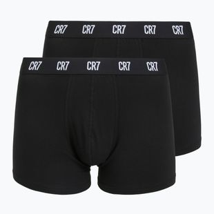 Boxer da uomo CR7 Fashion Trunk 2 pack black