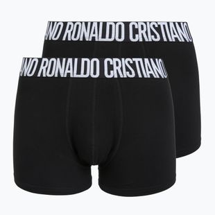 Boxer da uomo CR7 Fashion Trunk 2 pack black