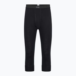 Pantaloni termici da uomo Dovre Wool Long Johns 3/4 black