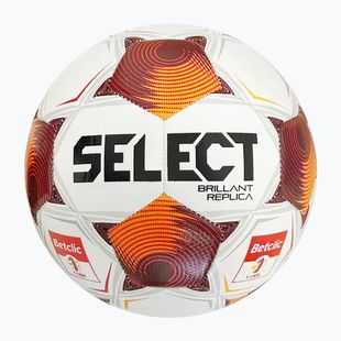 Pallone da calcio SELECT Brillant Replica Betclic v25 white/red taglia 4