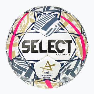 Palla da pallamano SELECT Ultimate EHF Champios League LM V26 Replica rozmiar 3 white/red