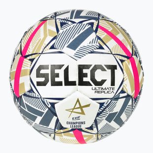 Palla da pallamano SELECT Ultimate EHF Champios League LM V26 Replica rozmiar 1 white/red