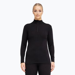 Felpa termica donna Dovre Wool Zip black