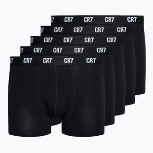 Boxer CR7 Basic Trunk da uomo 5 paia nero