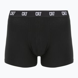 Boxer CR7 Basic Trunk da uomo 5 paia bianco/nero