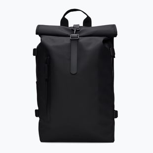 Zaino Rains Rolltop Large 23 l nero