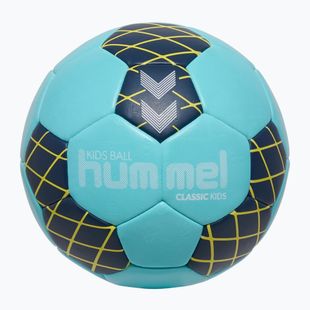 Pallone da pallamano per bambini Hummel Classic HB Jr light blue/marine/yellow size 0