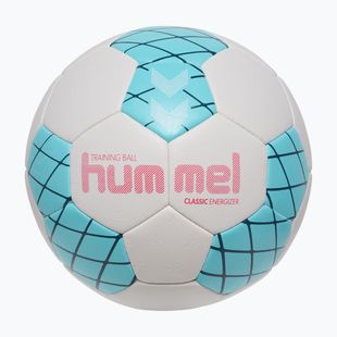 Palla da pallamano Hummel Classic Energizer off white/light blue/marine size 2