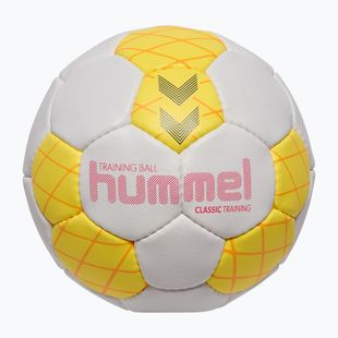 Palla da pallamano Hummel Classic Training HB white/yellow/blue size 2