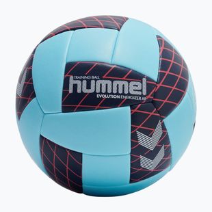 Palla da pallamano Hummel Evolution Energizer AR HB light blue/marine/red size 2