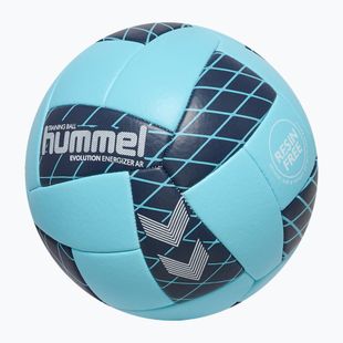 Palla da pallamano Hummel Evolution Energizer AR HB light blue/marine size 1