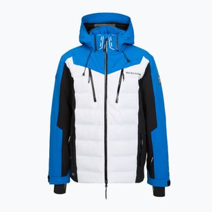 Giacca da sci da uomo BERGSON Velox Stx ibiza blue/white