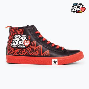 Scarpe da ginnastica BIG STAR da uomo RR174652 nero/rosso