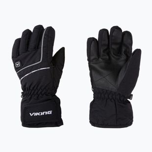 Guanti da sci Viking per bambini Kevin nero