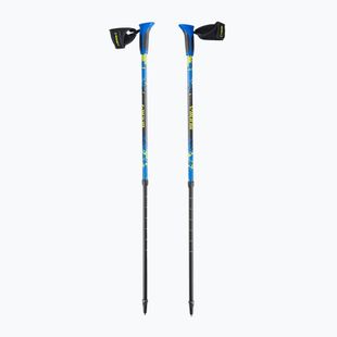 Bastoncini da nordic walking Viking Ruten Pro blu/lime