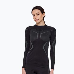 Felpa termica donna Brubeck Dry black/graphite