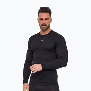Felpa termica uomo Brubeck Active Merino black