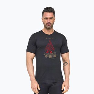 Maglietta termica da uomo Brubeck Outdoor Wool Pro black