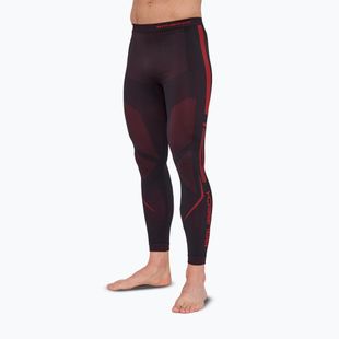 Pantaloni termici da uomo Brubeck Dry black/red